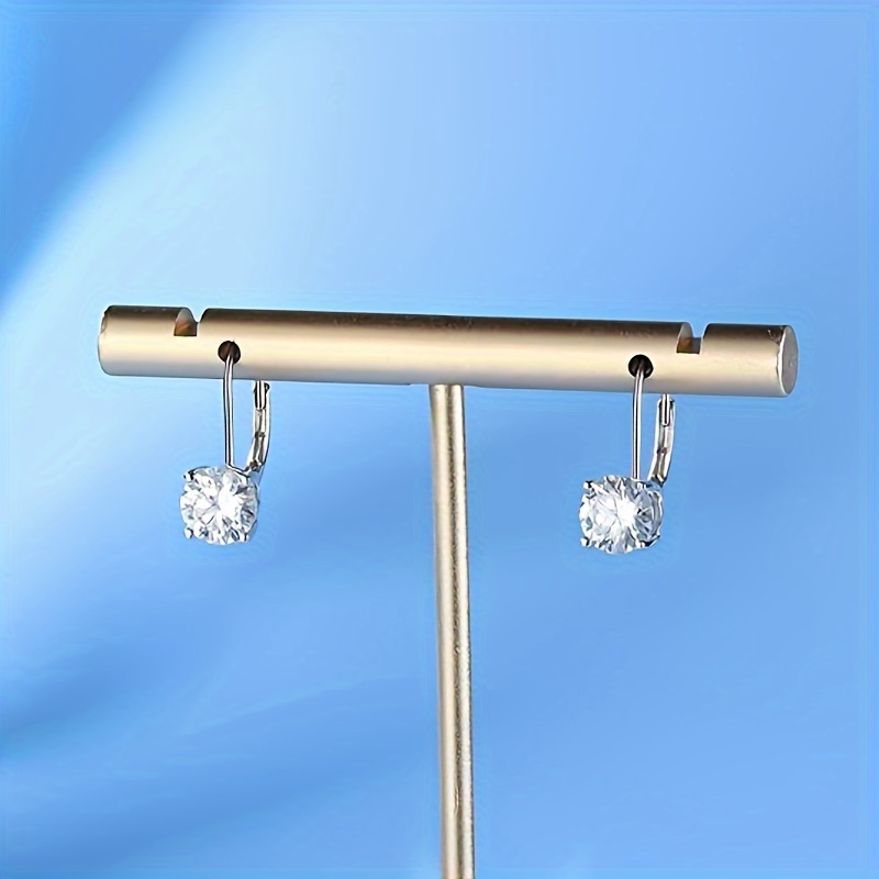 925 sterling   earrings moissanite leverback earrings 1 0ct 2 0ct     round cut lab   moissanite earrings weddings valentines day halloween anniversaries   holidays special occasions fine gift boxes Product details 3