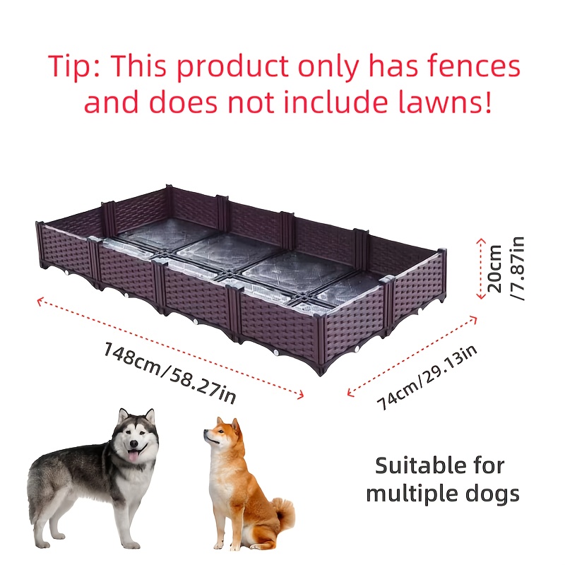 Large Dog Toilet for Medium and Small Pets, Golden Retriever Potty Training Aid – DIY Space-Saving Design   the Needs of All Breeds