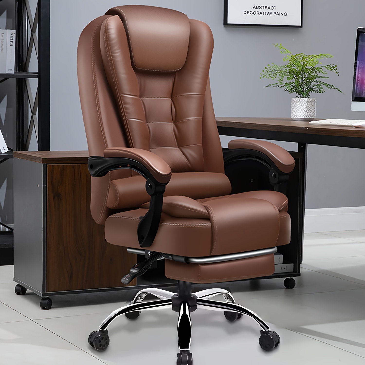 

Home Computer Chairs Office Gaming Chairs Big And Tall Desk Chair Back Support Computer Desk Chair Ergonomic High Back Chair Managerial Executive Office Desk Chair