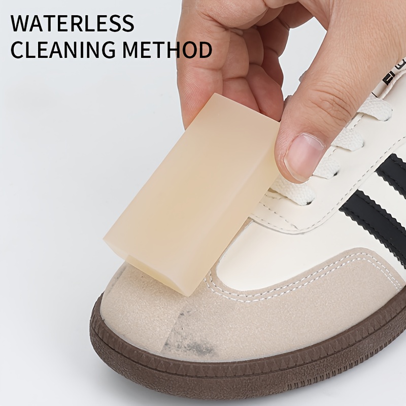 TEMU 1 Velvet Leather Shoe Cleaning Rubber Eraser - Non-electric Stain Remover, Suitable For Sneakers, Clothes, Glass, Walls, Floors, And Furniture -