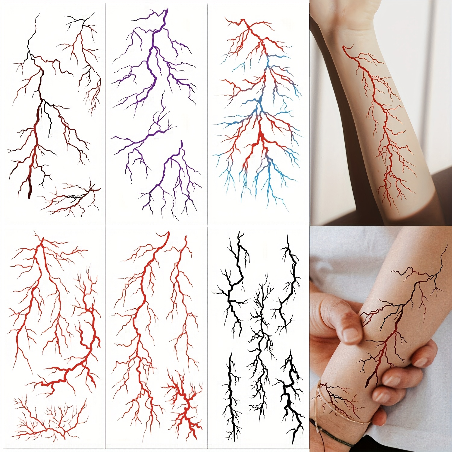 OUDQFCJ Tatuajes Temporales De Halloween – 8 Pegatinas Faciales, Diseños De Fantasmas Y Calabazas, Resistentes Al Agua