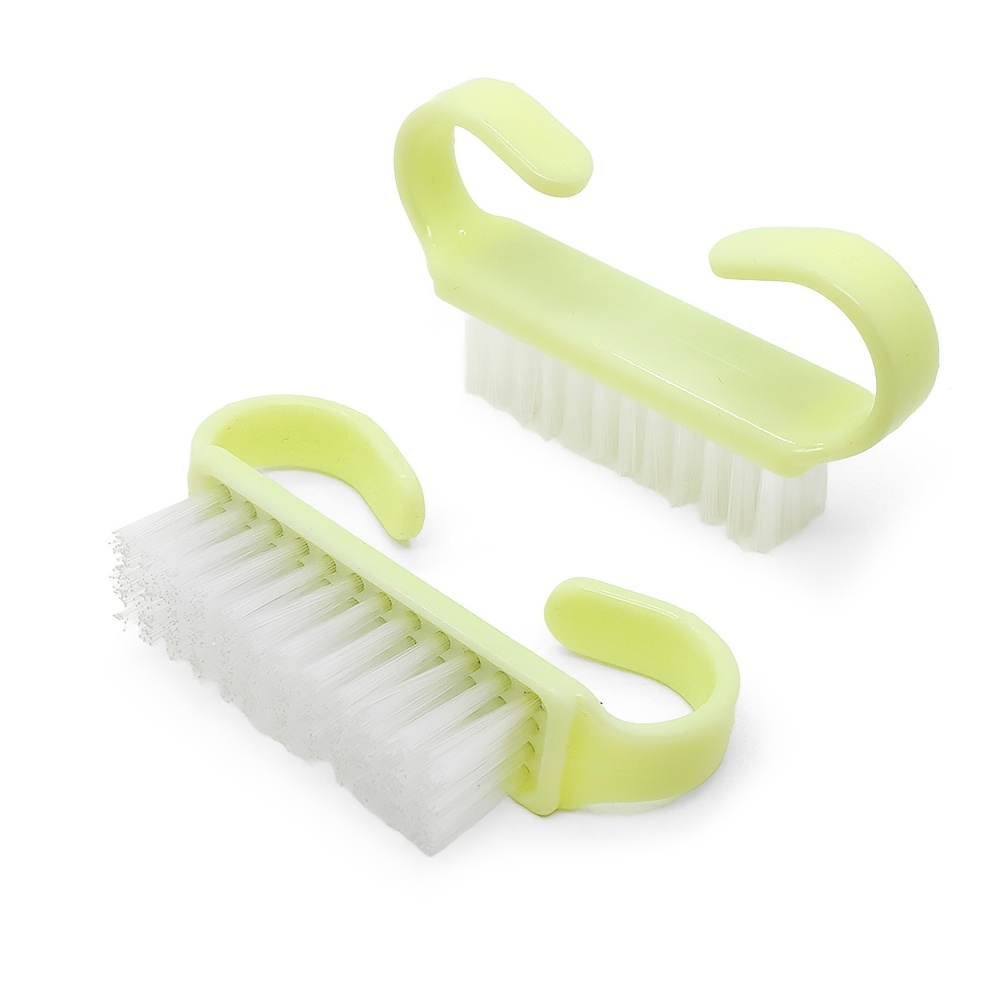 2pcs Nylon Nail Brushes for Cleaning Fingernails