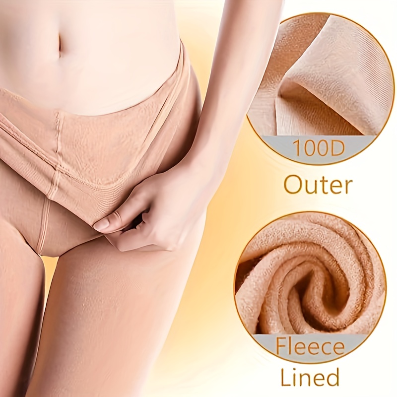 

Collants transparents , 1 paire, collants chauds d'hiver, mélange de et de , lavables en et à sec, unie, tissu tricoté, accessoire de