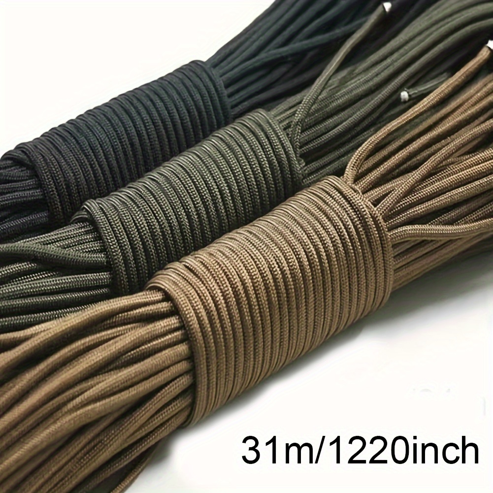 31m 4mm 7 Stand Tent Cord For Lanyard Camping Picnic Rope Clothesline Diy  Bracelet Making Multifunctional Rope - Sports & Outdoors - Temu