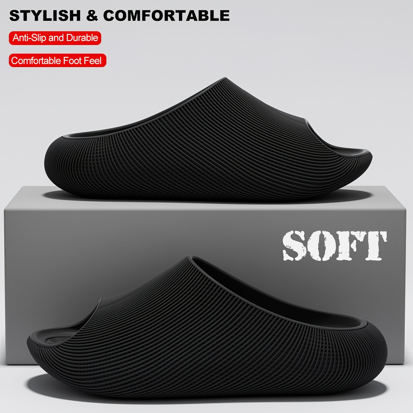 Men's Summer New Outdoor Sports Sandals, Foot Massage, EVA 1pc, Soft Rebound, Outdoor Sports, Water Sports, Men's Summer Sandals