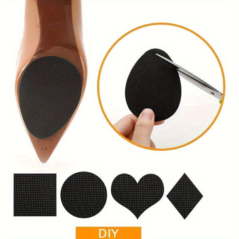 5pairs non slip cushioned high heel pads self adhesive wear resistant sole protectors suitable for high heels details 3