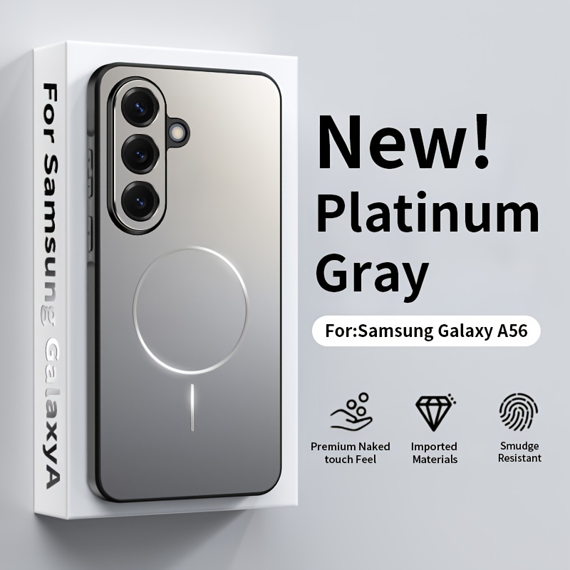 TEMU Phone Case: New Frosted Phone Case Suitable For Galaxy A26/5g/a36/a56, Drop-resistant, Simple, Lightweight, Magnetic, Portable, Comfortable, And