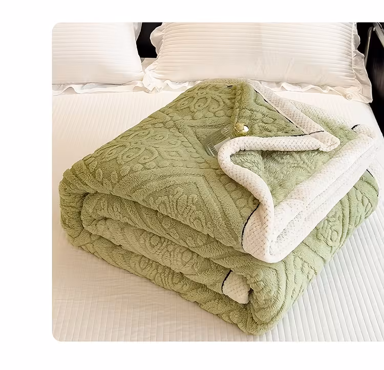 ultra soft thick flannel throw blanket cozy warm versatile for bed pink with tassels machine washable cozy blanket design puffy christmas gift style occasion theme Product details 15