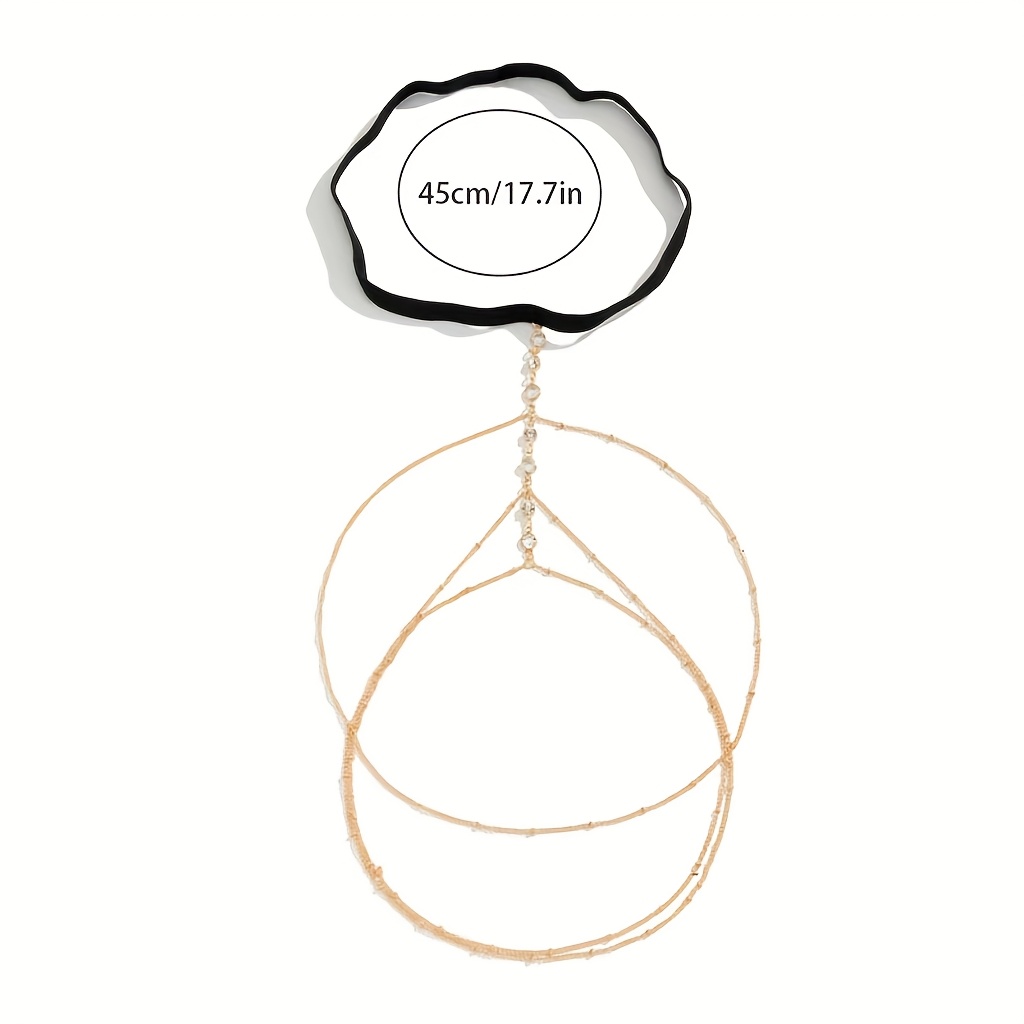 a single gem anklet suitable for everyday wear during vacations for teenager Product details 4