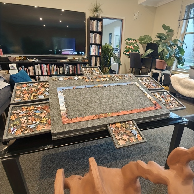 Puzzletisch Mit 6 Schubladen - Puzzlebrett Für 1500 Teile Kippbar