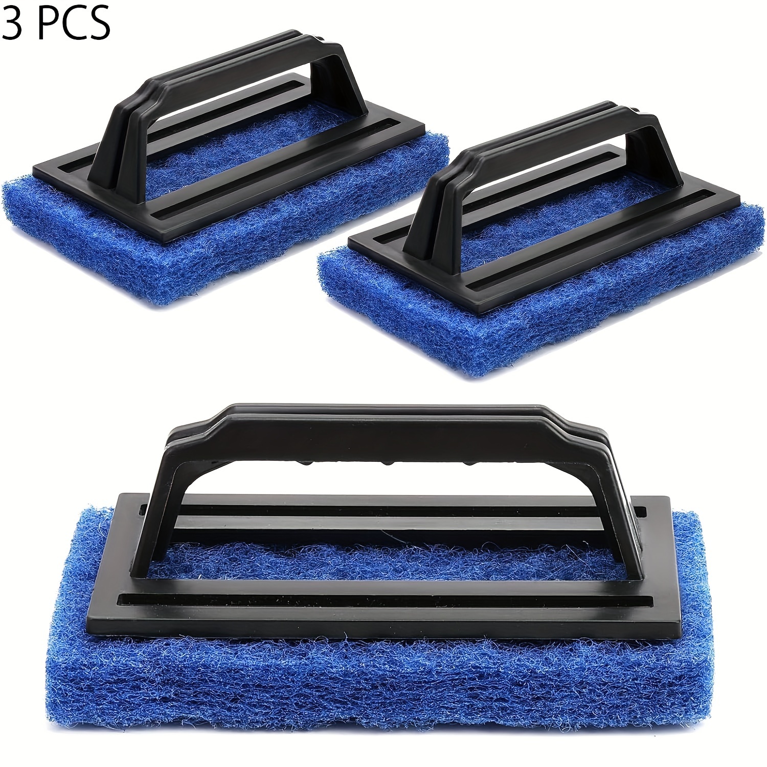 

3pcs Screen Printing Scrub Pads With Handles - , High-foam Ink Remover For Silk Screens & More