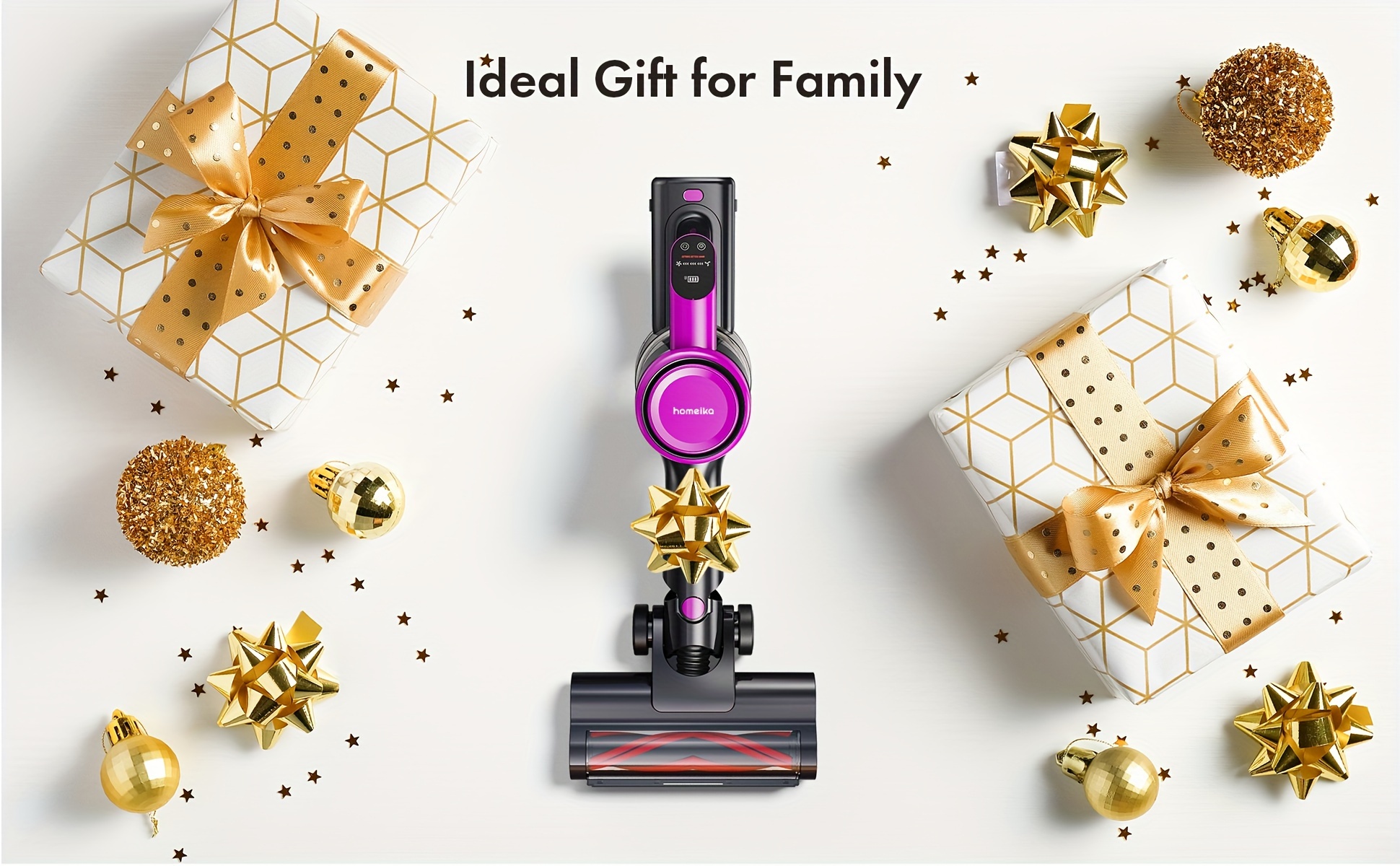 cordless vacuum cleaner 300w 23kpa powerful suction vacuum cleaner light stick cleaner with led display sofa brush suitable for hard floors carpets black details 6
