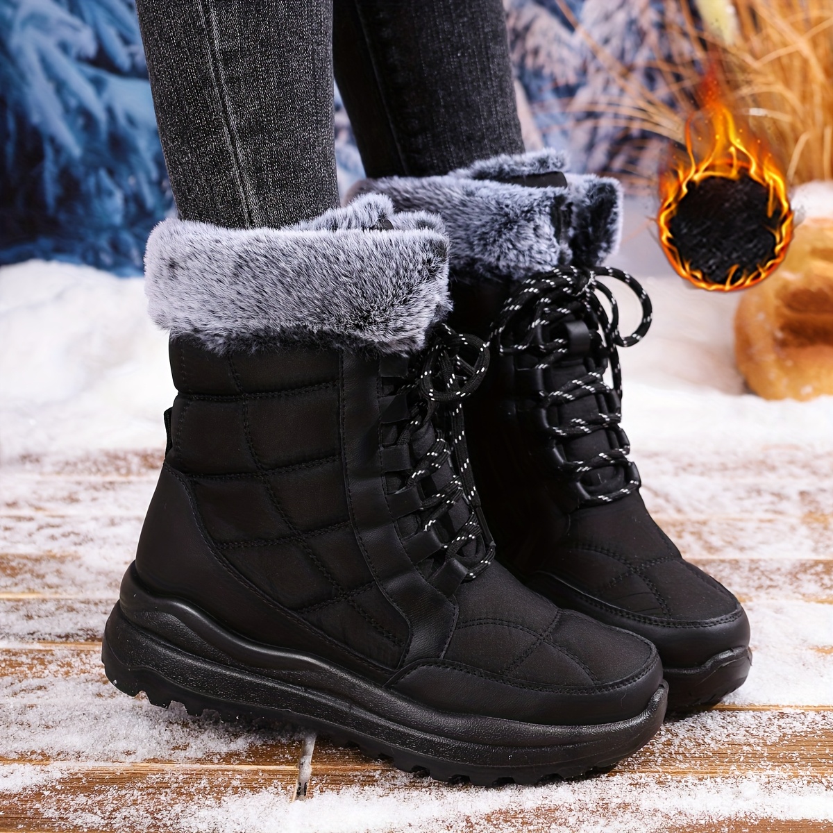 Cold Weather Best Waterproof Snow Boots For Ladies Cold Weather