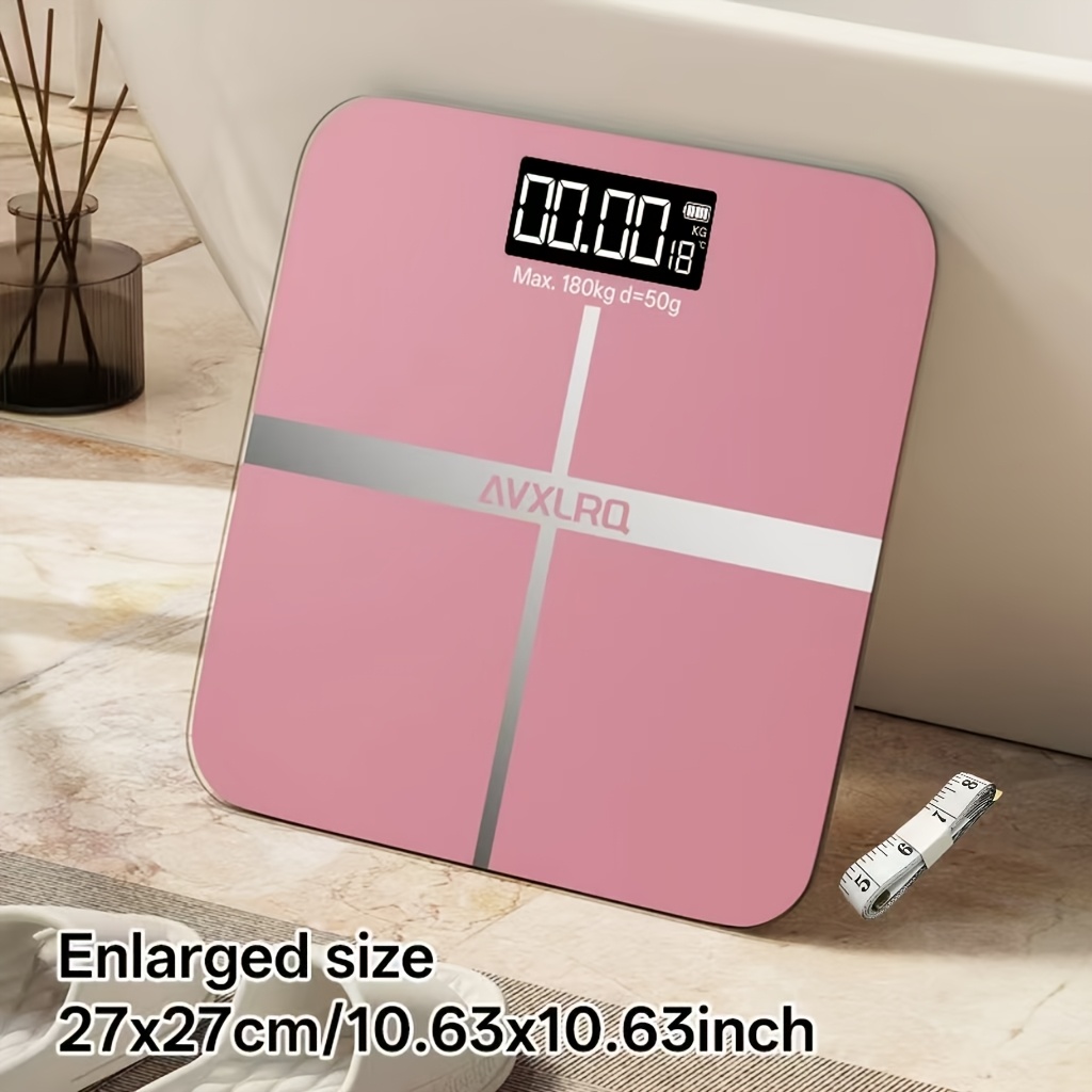 TEMU Pèse-personne de salle de bain, balance numérique haute de 0,5 livre, mise /arrêt automatique des plateaux supérieur et inférieur, balance