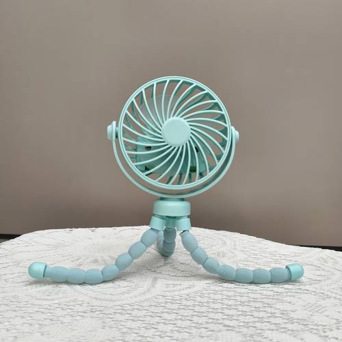 360 rotating octopus portable usb rechargeable mini fan with lightweight compact for office mixed colors fan portable travel gadget durable plastic body