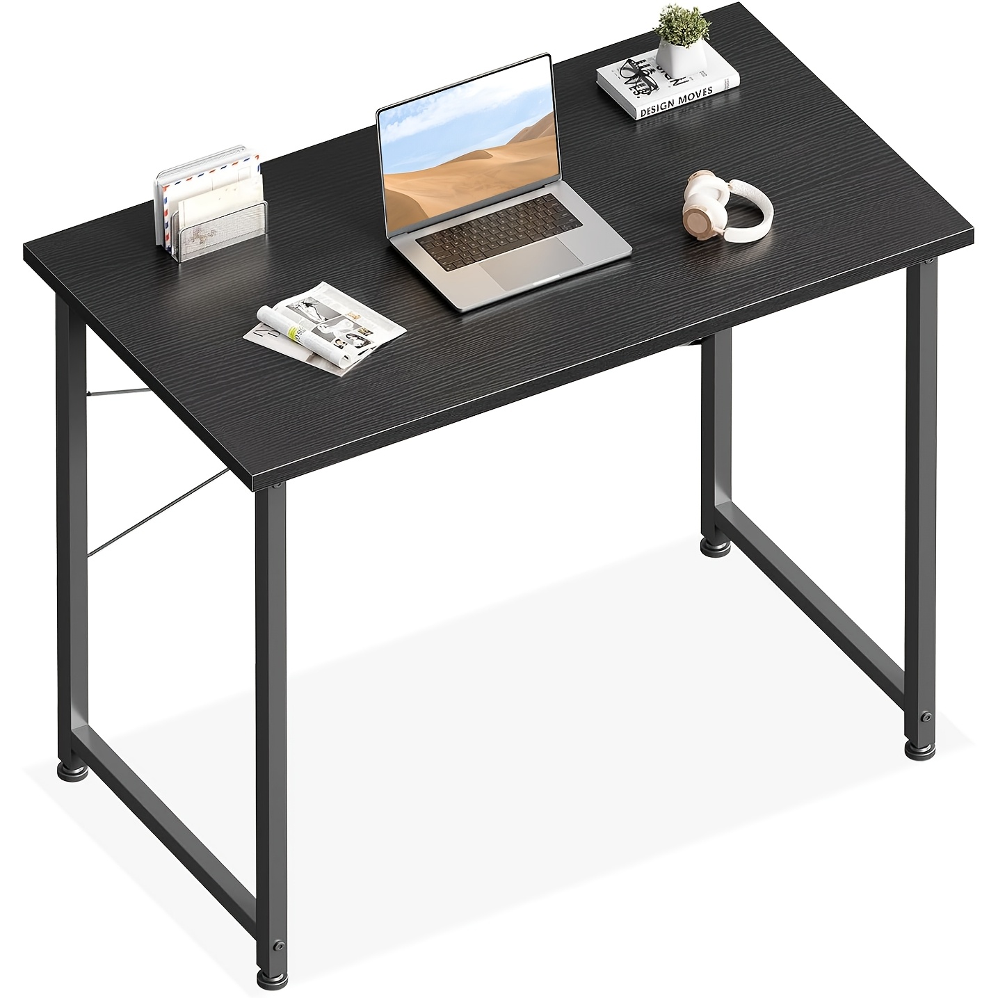 office desk small home computer desk compact study desk for small spaces easy to assemble 80 40 