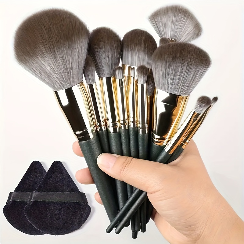 

Makeup Brushes, , Eyeshadow Brush Set, Effective Application Make Up Brushes -14pcs Makeup Brush Soft Powder Foundation Face Eye Brow Shadow