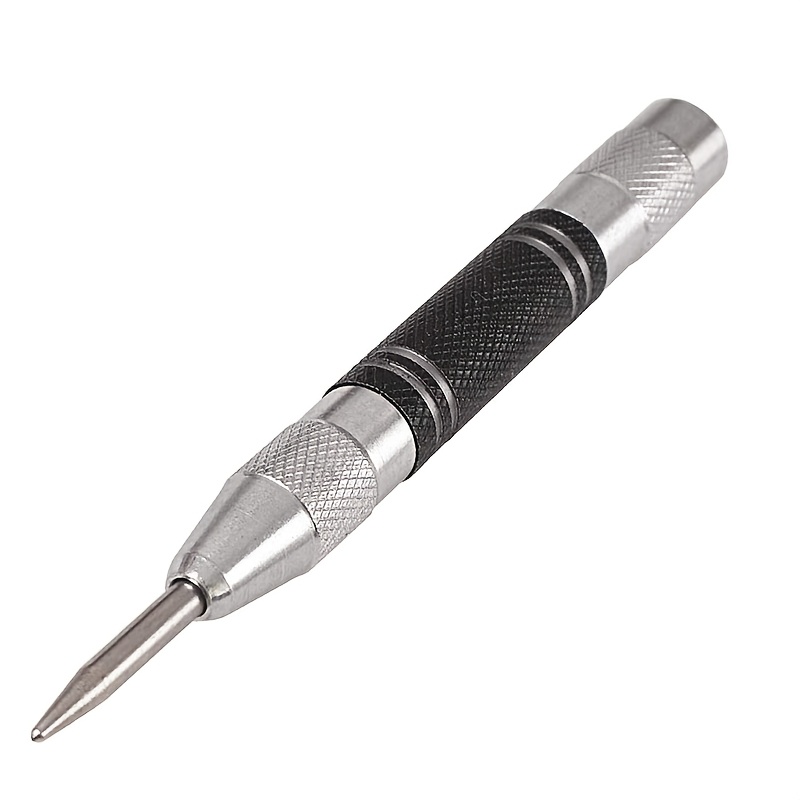 E-shop Automatischer Zentrierstift, 5-Zoll Schwerlast-Stahl-Feder-Zentrierstift mit einstellbarer Spannung, Stanzwerkzeug, geeignet für Metall, Holz,