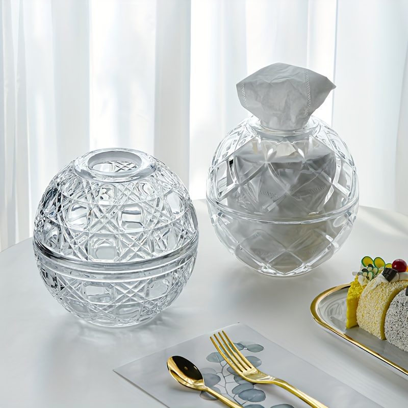 1pc desktop tissue box stylish tissue holder tissue storage box for bathroom living room bedroom vanity countertop home decor bathroom accessories Product details 1