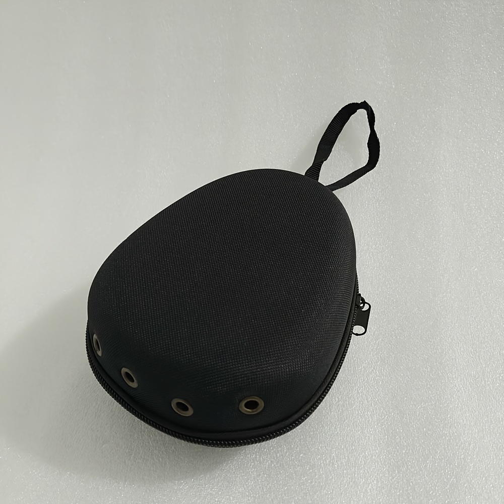 TEMU 1pc Portable Fishing Reel Bag Protective Case Black High Quality Outdoor Cover Boxs For Spinning Reel Fishing Tools Tackles