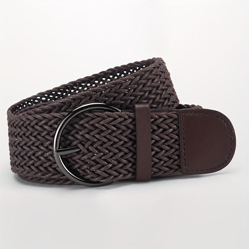 Summer New Bohemian Ethnic Style Button Wide Waist Belt Waist Accessory Wax Rope Vintage Handmade Belt Dress Decoration Women's Belt