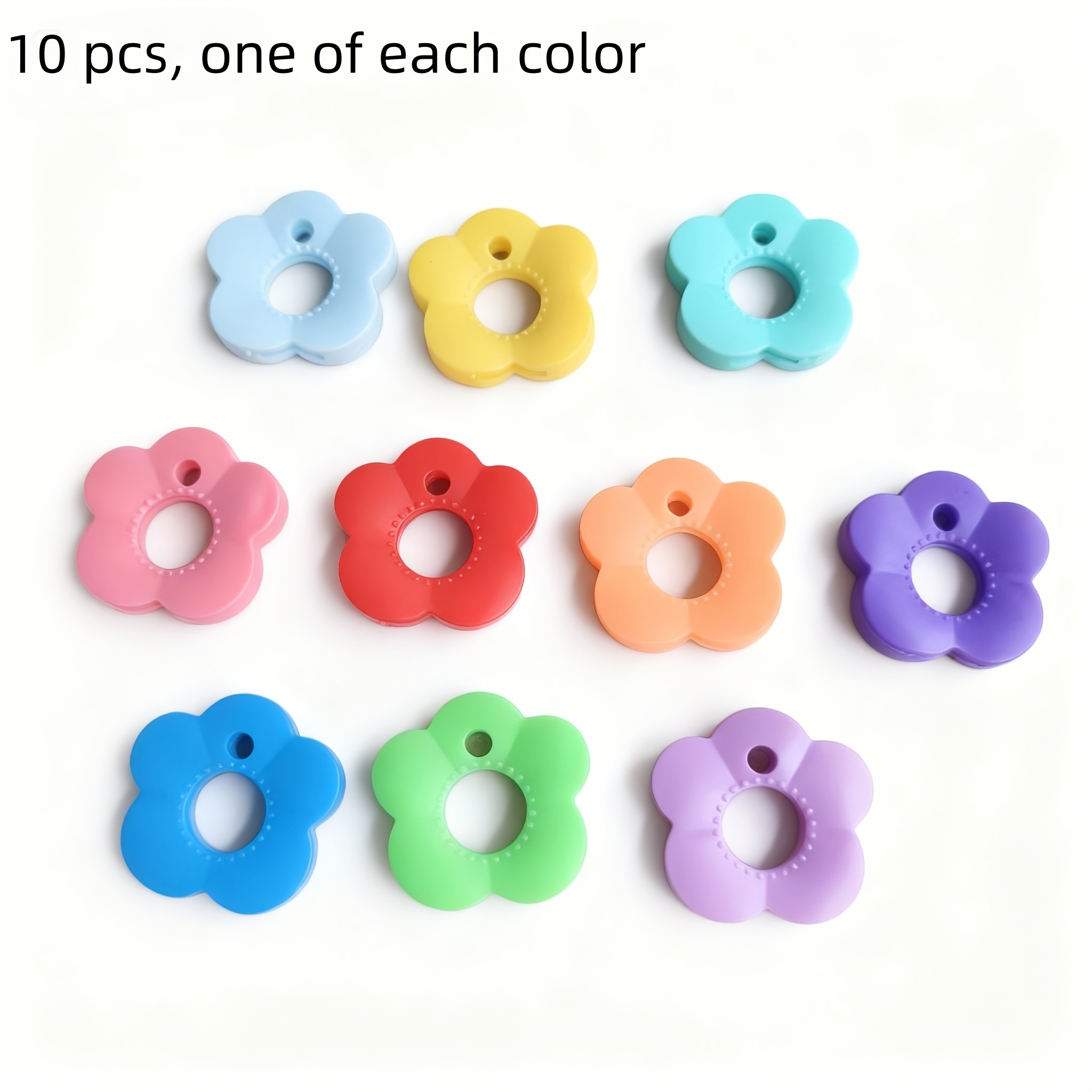 3/10pcs Elastic Key Identifier Sets, Colorful Floral Designs, Gift For Sisters , Suitable For Valentine's Day, Mother's Day, Birthday Gift (random Of 3pcs)