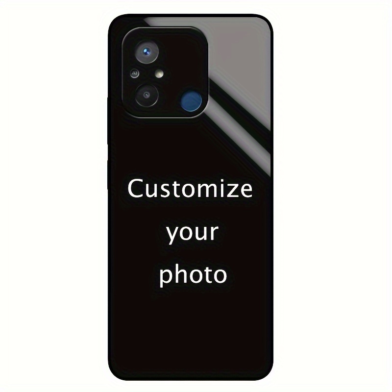 TEMU Fundas de Teléfono con Foto y Personalizado para Xiaomi Redmi 13C/14C/10C/12C/10A/12/13/A3/A2/A1 con Espejo de Definición DIY, Protección en los