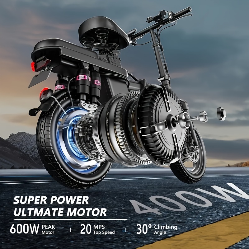 Electric Bike Adults Folding Electric Bike . 20 Mph 32 Temu