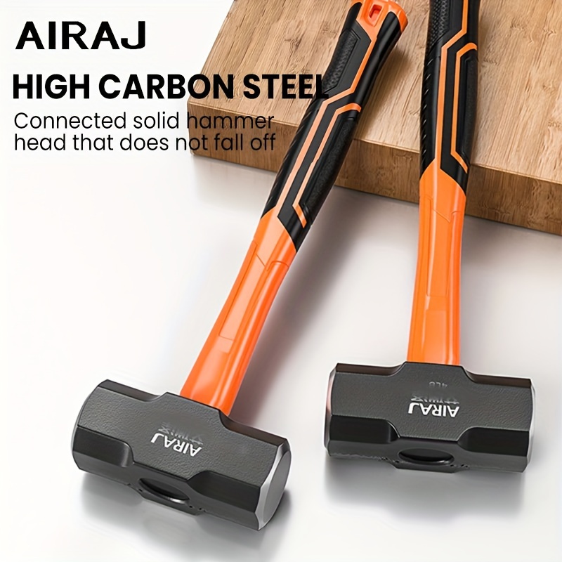 

Airaj Heavy-duty Octagonal Hammer Integrated Solid Hand Hammer With Anti Slip Handle, Durable Decoration Tool