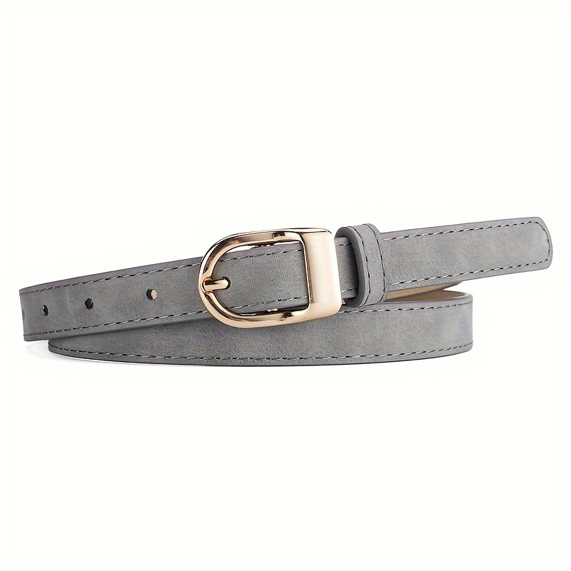 TEMU Women's Fashion Belt With Alloy D-ring - Versatile Accessory For Casual , Work, And Social Christmas
