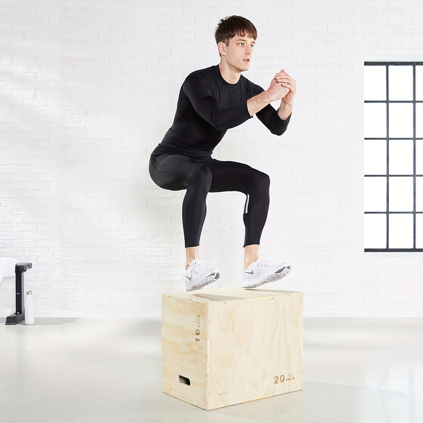 

Wood Plyometric Box & - , For Jumping, Cardio &