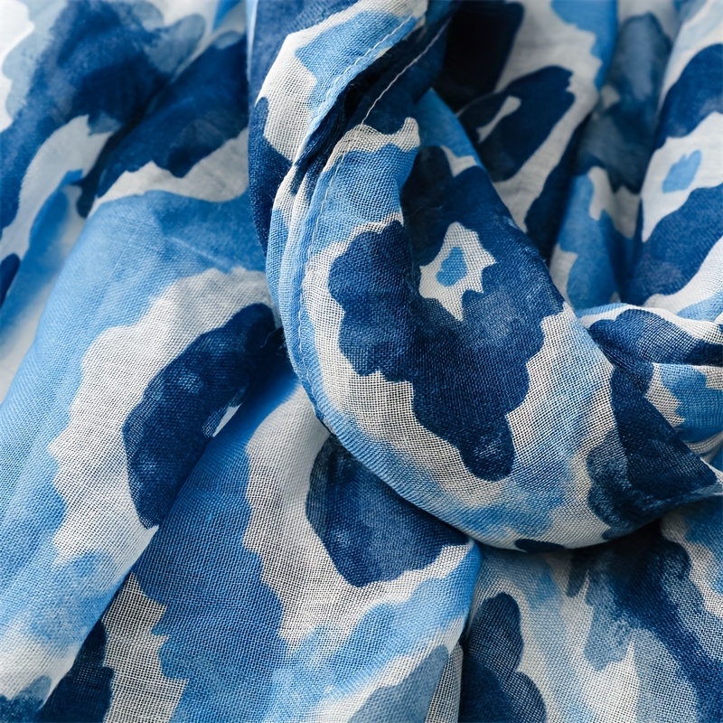 Women's Trendy Blue Creative Shawl Accessory