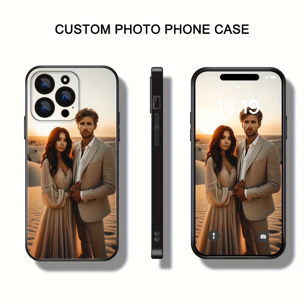 TEMU Phone Case - Custom For Iphone Cases For Models 11, 12 Pro Max, 13 Pro, 14, 15, And 16 | Custom Photo Designs | Slim, Shock-resistant Cover For