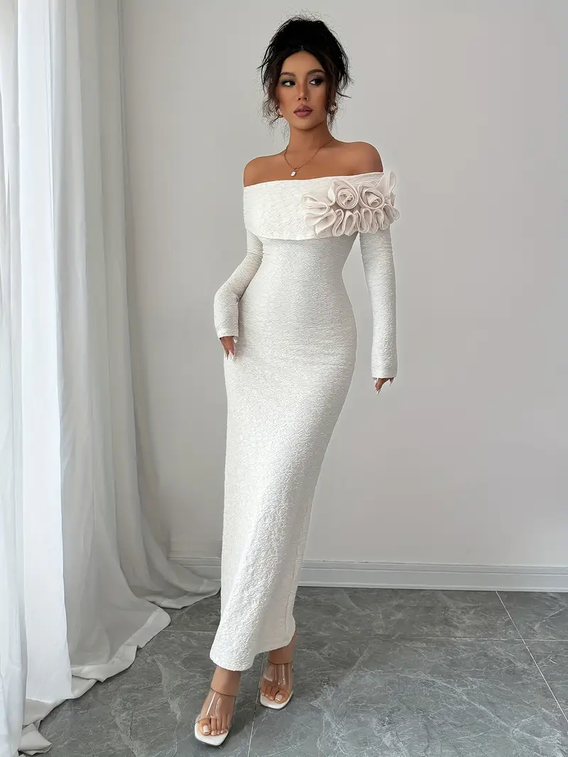 white dress winter formal Women's White Formal Dresses & Evening Gowns