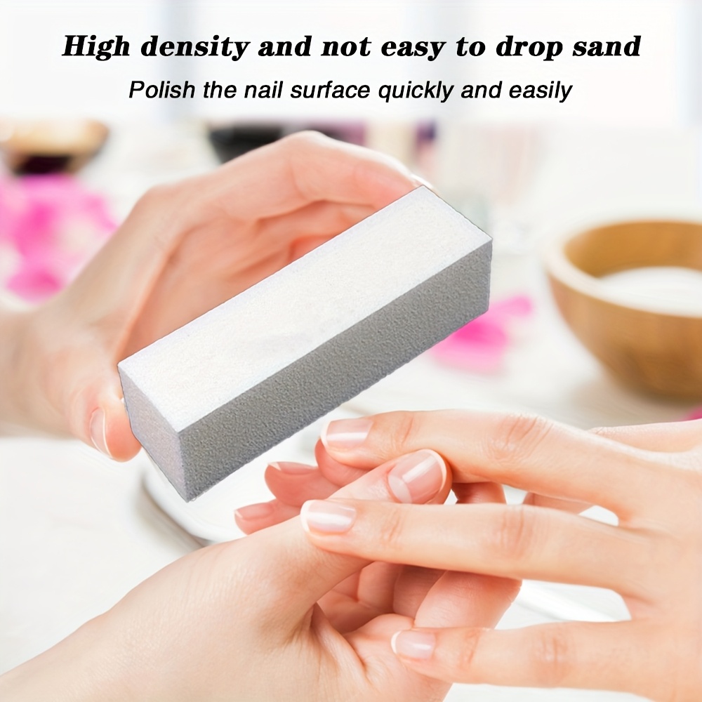 10pcs Square Soft Sponge Rectangular Nail Files