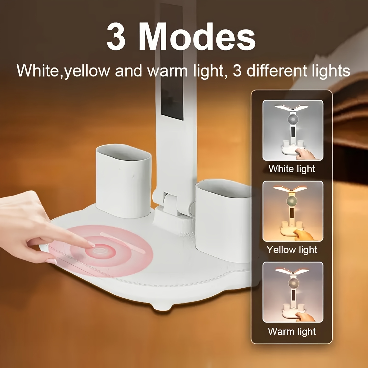 a simple and creative atmosphere   study eye protection usb lamp   lamp ambient decorative lamp led night light table lamp usb plug in use adjustable long   adjust brightness suitable for bedroom home office reading light bedside lighting   for christmas valentines day easter halloween as gifts Product details 6