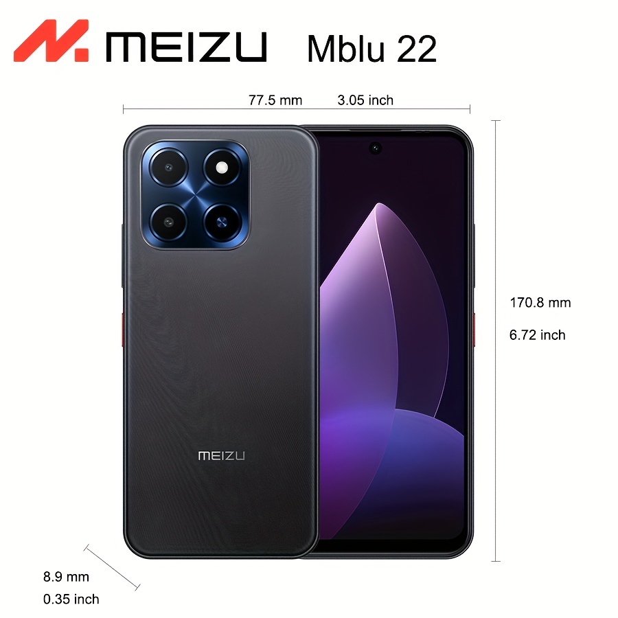 mblu 22 3GB/64GB MEIZU MBLU 22 6(3+3)+64GB - Intelec | Tecnología
