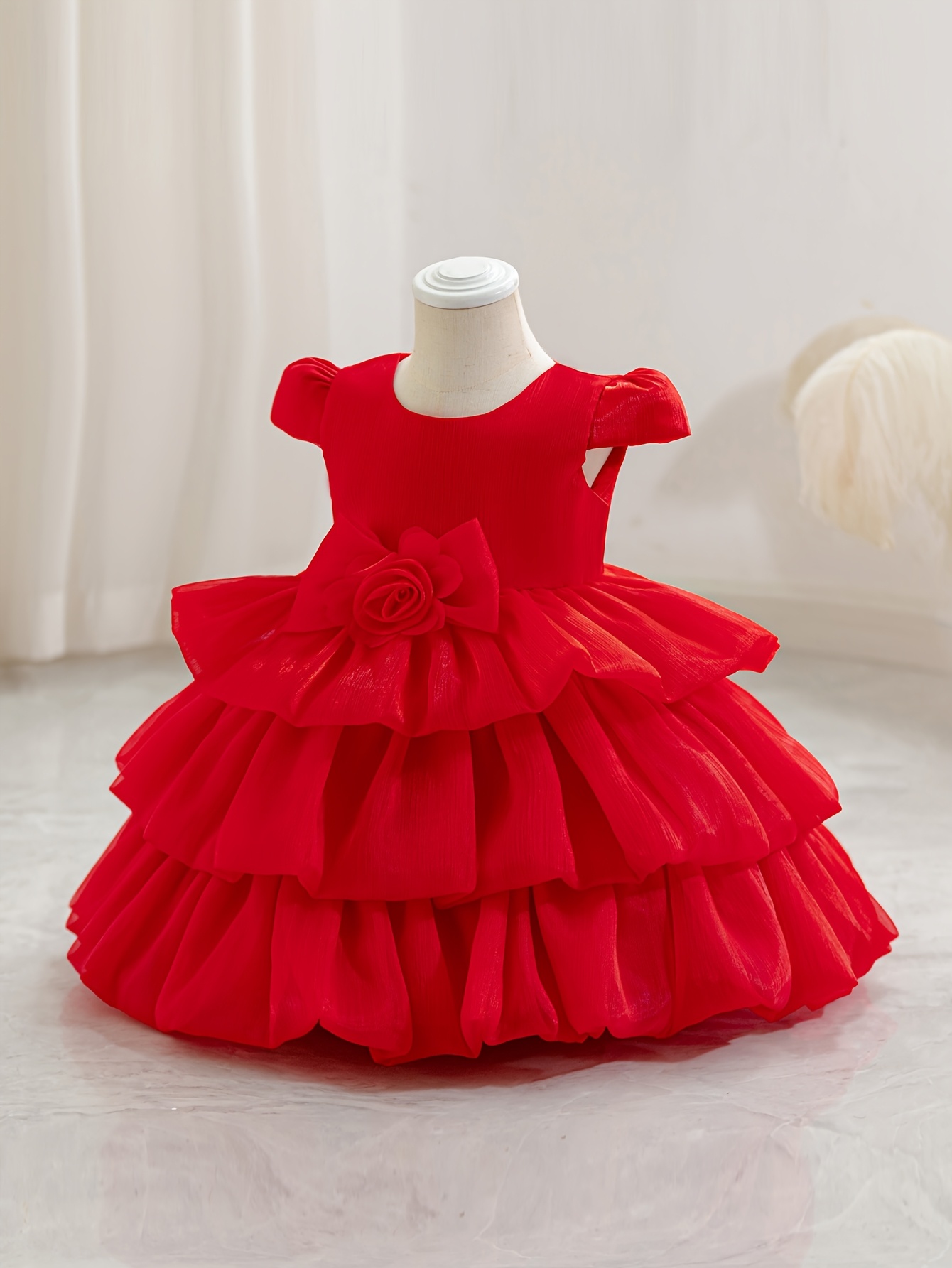 girls dress sleeveless tulle - Temu