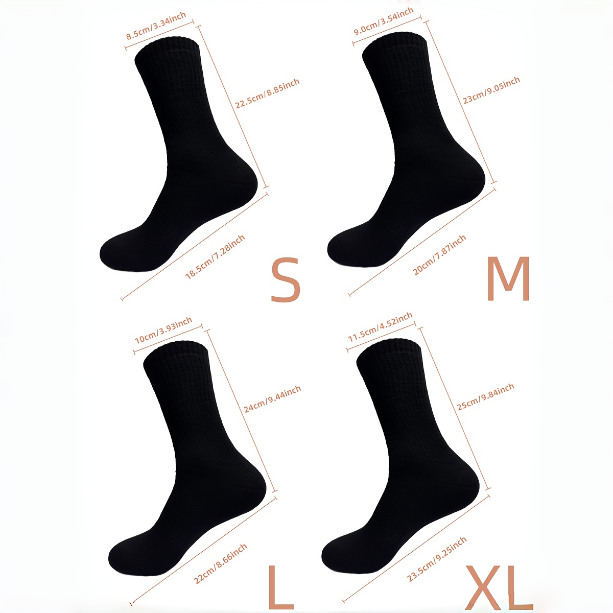 3 Pairs Men's Merino Wool Socks for Winter Activities