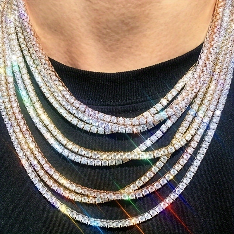 

5mm Necklace - Zirconia Jewelry For Men And Women - , Hypoallergenic, And