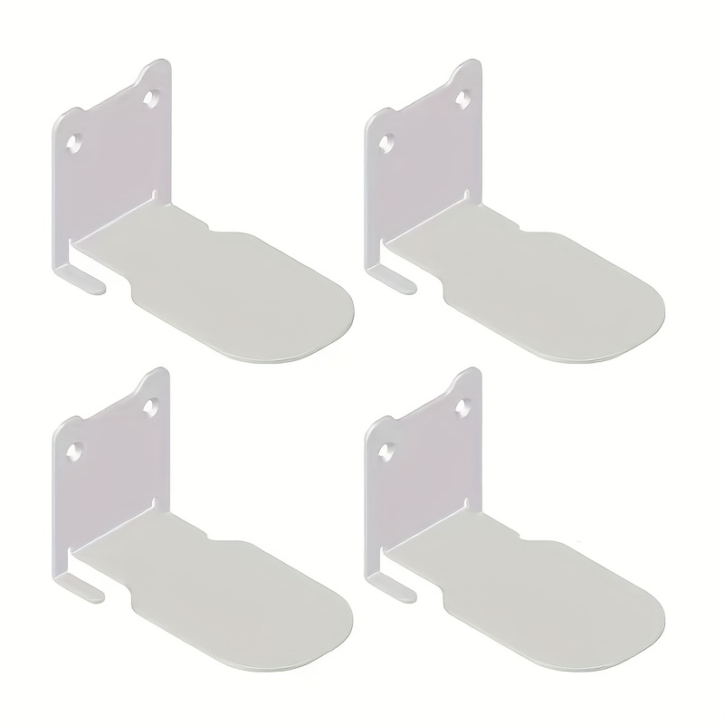 E-shop 4er-Set Wandmontierte verdeckte schwebende Bücherregale, tragfähiges wandmontiertes Aufbewahrungs-Bücherregal, einfache Installation, für