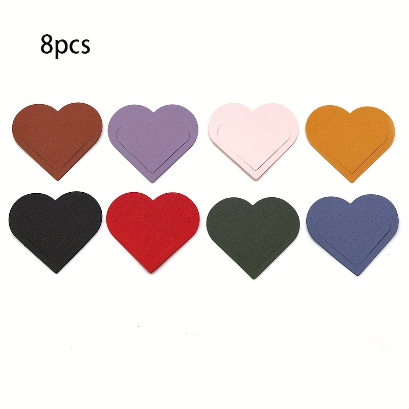 TEMU 8 Marcadores de Página em com Couro Sintético - Protetores Codificados por Cores para Livros, Jornais e E-Readers (Preto, Vermelho, Verde, ,