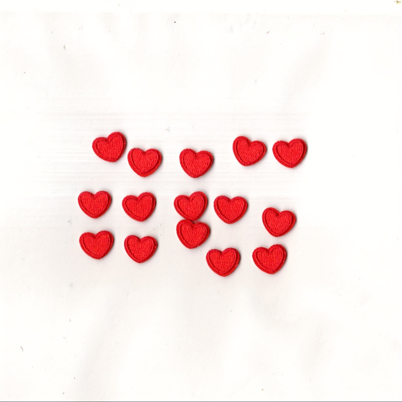 

Red Heart Patch, Embroidered Iron-on/sew Heart Stickers, Suitable For Clothing, Jackets, Hats, Backpacks, Jeans 15pcs