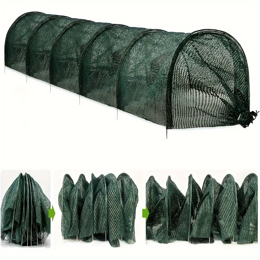 

120-inch Garden Shade Netting - Durable Pet+pe Plastic Mesh, Perfect For Greenhouse, Yard, And Garden Protection - Uv Resistant And Adjustable Shelter