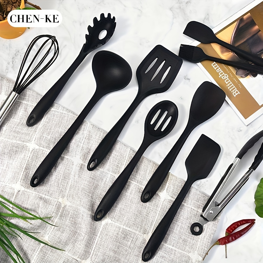 

10pcs Kitchenware Set 10- Pan Spatula Slotted Spoon Spoon Kitchenware Set