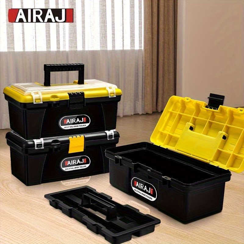 

Airaj Industrial Grade Tool Box: Durable Plastic Construction, Multi-functional Parts Storage, 24h Delivery, 1-3 Days