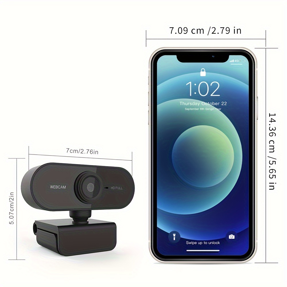 1080p 2k full hd network camera computer camera webcam pc Temu