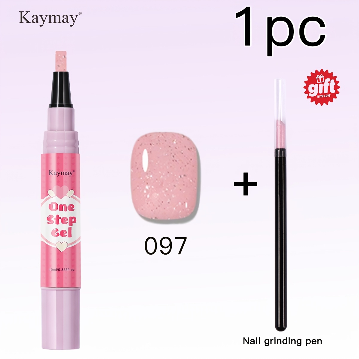 1/6pcs Nail Gel Nail Kit Options Pen-style Application Convenient Color Versatile High Suitable For Beginners And Home Nail Art