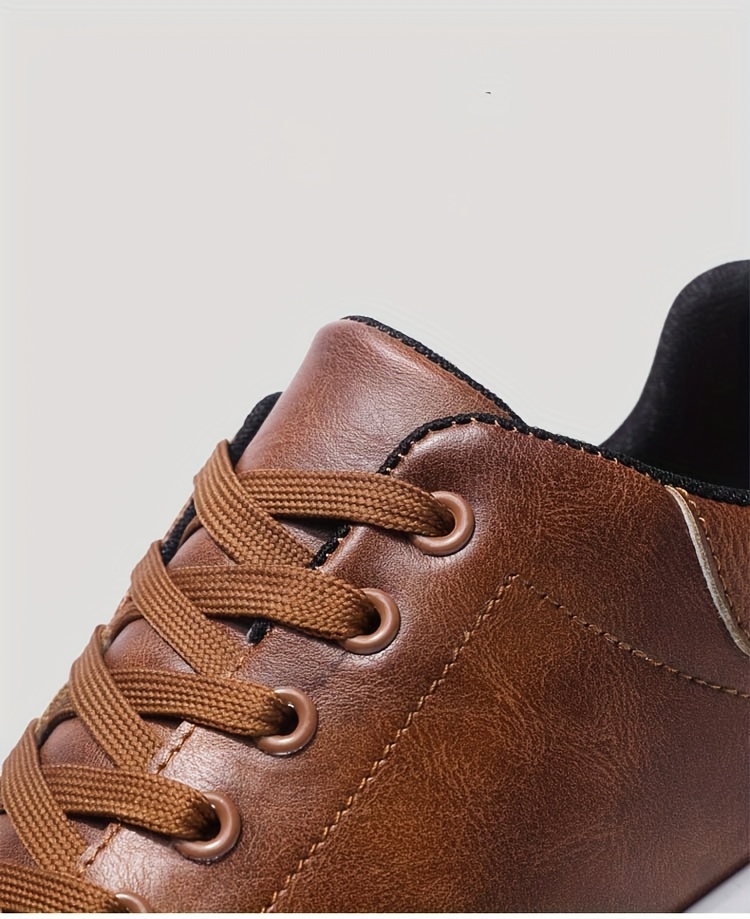 mens casual low top sneakers brown   white sole lace       shoes casual footwear   sneakers  able casual shoes details 4