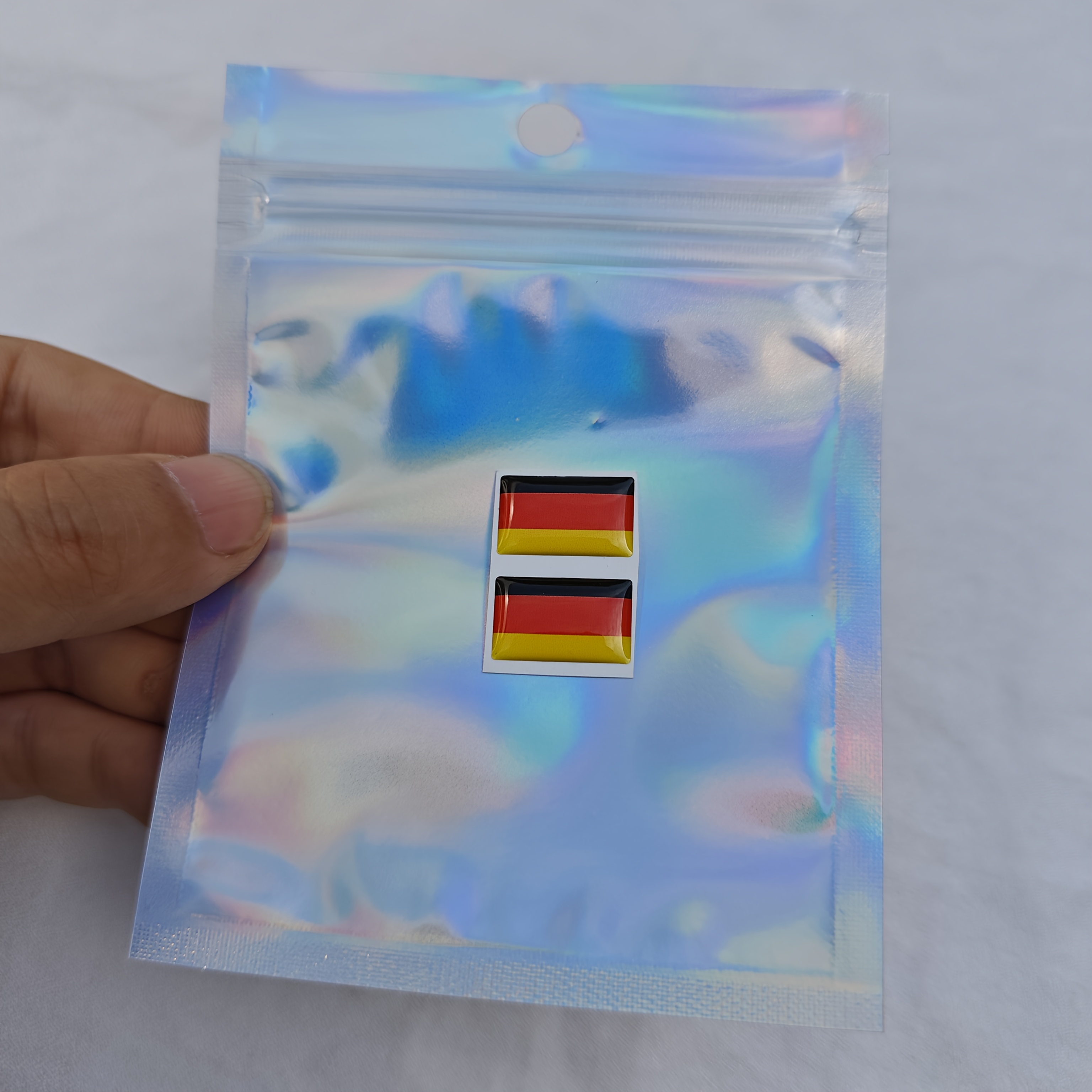 2pcs Car Stickers German Flag Style Logo Stickers Badge Stickers Suitable For All Car Decoration Accessories